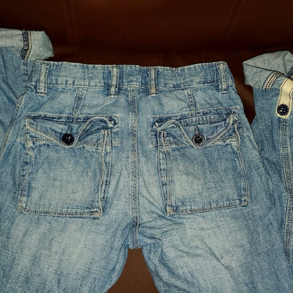 Boys Gap jeans button leg